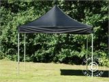 Pop up gazebo FleXtents PRO 3x3 m Black, Flame retardant Pop up gazebo FleXtents PRO 3x3 m Black, Flame retardant