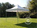 Faltzelt FleXtents PRO 4x4m Weiß, Flammenhemmend