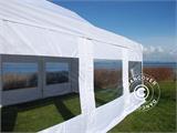 Gazebo pieghevole FleXtents PRO 4x6m Bianco, Ignifugo, inclusi 8 fianchi