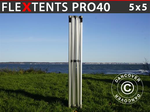 Structure en aluminium pour tente pliante FleXtents PRO 5x5m, 40mm