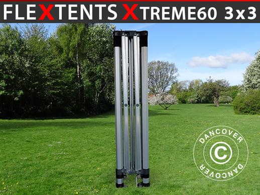 Aluminiumrahmen für Faltzelt FleXtents Xtreme 60 3x3m, 60mm