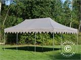 Pop up gazebo FleXtents PRO "Morocco" 4x6 m Latte, incl. 6 sidewalls