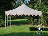 Saliekamā nojume FleXtents PRO "Morocco" 4x6m Latte, ar 6 sānu sienām