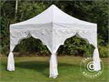 Tenda Dobrável FleXtents PRO "Raj" 3x3m Branco/Ouro