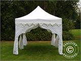 Brzo sklopivi paviljon FleXtents PRO "Raj" 3x6m Bijela/Zlatna