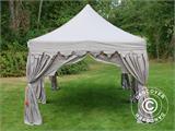 Pop up gazebo FleXtents PRO "Raj" 3x6 m Latte/Orange Pop up gazebo FleXtents PRO "Raj" 3x6 m Latte/Orange