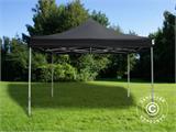 Brzo sklopivi paviljon FleXtents Xtreme 60 4x4m Crna, uključ. 4 bočne stranice