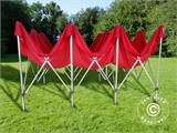 Faltzelt FleXtents PRO 4x6m Rot