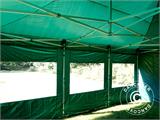 Gazebo pieghevole FleXtents Xtreme 50 4x6m Verde, inclusi 8 fianchi