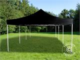 Snabbtält FleXtents PRO 4x6m Svart, inkl. 8 sider