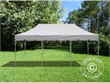 Pop up gazebo FleXtents PRO "Peaked" 4x6 m Latte, incl. 8 sidewalls Pop up gazebo FleXtents PRO "Peaked" 4x6 m Latte, incl. 8 sidewalls