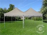 Gazebo pieghevole FleXtents PRO Peak Pagoda 6x6m, Latte