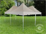 Pop up gazebo FleXtents PRO Peak Pagoda 6x6 m, Latte ONLY 1 PCS. LEFT Pop up gazebo FleXtents PRO Peak Pagoda 6x6 m, Latte ONLY 1 PCS. LEFT