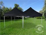 Tenda dobrável da FleXtents PRO Peak Pagoda 6x6m, Preto