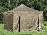 Pop up gazebo FleXtents Xtreme 50 4x4 m Camouflage/Military, incl. 4 sidewalls Pop up gazebo FleXtents Xtreme 50 4x4 m Camouflage/Military, incl. 4 sidewalls