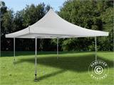 Vouwtent/Easy up tent FleXtents Pagoda Xtreme 50 3x3m / (4x4m) Wit, inkl. 4 Zijwanden