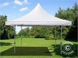 Prekybinė palapinė FleXtents Pagoda Xtreme 50 4x4m / (5x5m) Balta