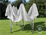 Gazebo pieghevole FleXtents Pagoda Xtreme 50 4x4m / (5x5m) Bianco