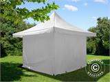 Pop up gazebo FleXtents Pagoda Xtreme 50 4x4 m / (5x5 m) White, incl. 4 sidewalls