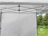 Vouwtent/Easy up tent FleXtents Pagoda Xtreme 50 4x4m / (5x5m) Wit, inkl. 4 Zijwanden