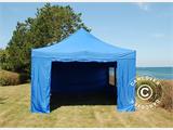 Tente pliante FleXtents Xtreme 50 4x6m Bleu, avec 8 cotés