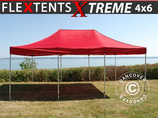 Snabbtält FleXtents Xtreme 50 4x6m Röd