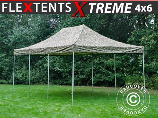 Gazebo pieghevole FleXtents Xtreme 50 4x6m Camouflage