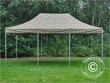 Pop up gazebo FleXtents Xtreme 50 4x6 m Camouflage/Military, incl. 8 sidewalls