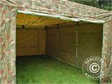 Faltzelt FleXtents Xtreme 50 4x6m Camouflage, mit 8 Seitenwänden