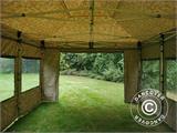 Gazebo pieghevole FleXtents Xtreme 50 4x6m Camouflage, inclusi 8 fianchi