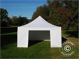 Faltzelt FleXtents Xtreme 50 5x5m Weiß, mit 4 Seitenwänden