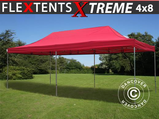 Quick-up telt FleXtents Xtreme 50 4x8m Rød