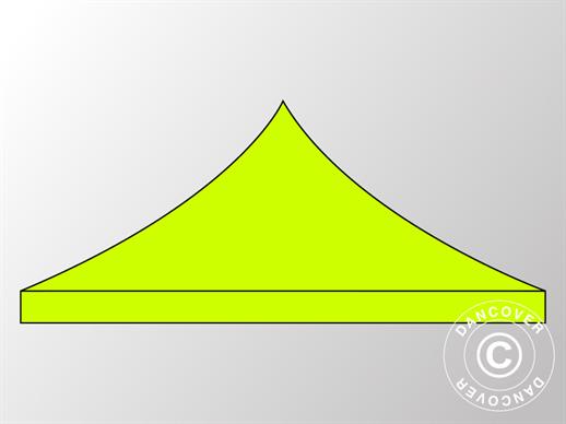 Roof cover for Pop up gazebo FleXtents 4x4 m, Neon Yellow