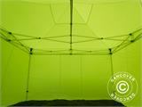 Tente pliante FleXtents Xtreme 50 4x4m Néon jaune/vert, avec 4 cotés