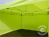 Carpa plegable FleXtents Xtreme 50 4x4m Amarillo Flúor/verde, Incl. 4 lados