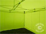 Saliekamā nojume FleXtents Xtreme 50 4x4m Neona dzeltens/zaļš, ar 4 sānu sienām