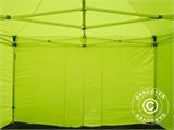 Quick-up telt FleXtents Xtreme 50 4x4m Neongul/grønn, inkl. 4 sider