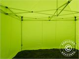 Tente pliante FleXtents Xtreme 50 4x4m Néon jaune/vert, avec 4 cotés