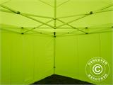 Tente pliante FleXtents Xtreme 50 4x4m Néon jaune/vert, avec 4 cotés