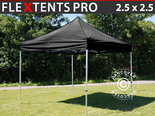 Tente pliante FleXtents PRO 2,5x2,5m Noir