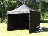 Pop up gazebo FleXtents PRO 2.5x2.5 m Black, incl. 4 sidewalls Pop up gazebo FleXtents PRO 2.5x2.5 m Black, incl. 4 sidewalls