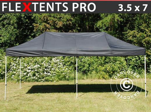 Vouwtent/Easy up tent FleXtents PRO 3,5x7m Swart