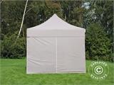 Tente pliante FleXtents PRO 3x3m Latte, avec 4 cotés