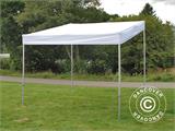 Pop up gazebo FleXtents PRO Trapezo 3x3 m White, incl. 4 sidewalls