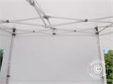 Pop up gazebo FleXtents PRO Trapezo 3x3 m White, incl. 4 sidewalls