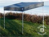 Gazebo pieghevole FleXtents PRO Trapezo 3x3m Grigio, inclusi 4 fianchi