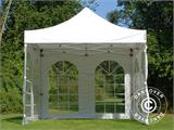 Quick-up telt FleXtents Xtreme 50 Vintage Style 3x3m Hvit, inkl. 4 sider