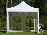Pop up gazebo FleXtents Xtreme 50 Vintage Style 3x3 m White, incl. 4 sidewalls Pop up gazebo FleXtents Xtreme 50 Vintage Style 3x3 m White, incl. 4 sidewalls
