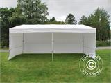 Pop up gazebo FleXtents PRO Trapezo 3x6 m White, incl. 4 sidewalls