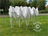 Faltzelt FleXtents PRO Trapezo 3x6m Weiß, mit 4 Seitenwänden Faltzelt FleXtents PRO Trapezo 3x6m Weiß, mit 4 Seitenwänden